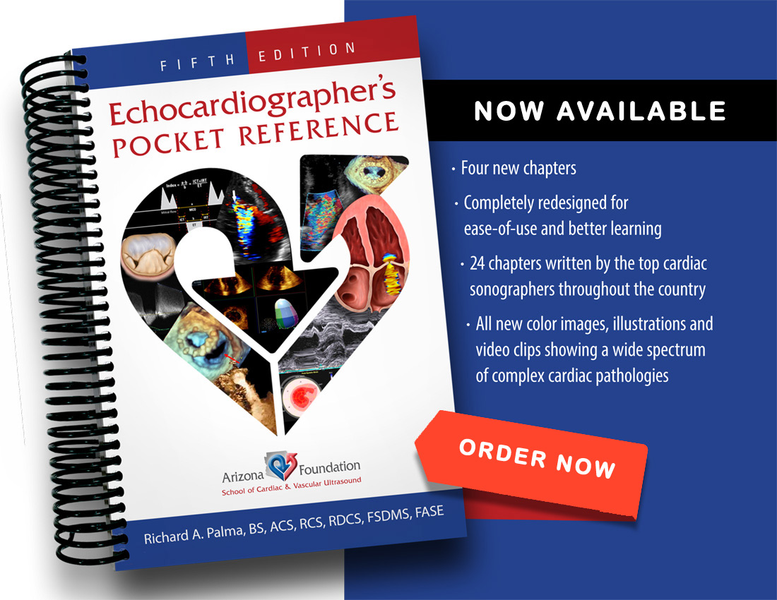 echocardiographers pocket reference 5th edition now available for